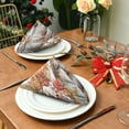 thumbnail image 3 of BZSMCE Satin Native Fab Cotton Dinner Napkin Tractor Puppies Eggs Flowers Boots Reusable, 3 of 8