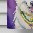 thumbnail image 7 of Samoyed King of Mardi Gras House Flag 28 in x 40 in, 7 of 7