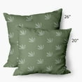 thumbnail image 3 of 26" x 26" Simply Daisy Feather Pattern Decorative Throw Pillow, 3 of 3