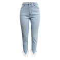 thumbnail image 2 of Vedolay Women's Jeans Women's High Waist Wide Leg Baggy Streetwear Fashion Denim Jeans,Light Blue M, 2 of 5