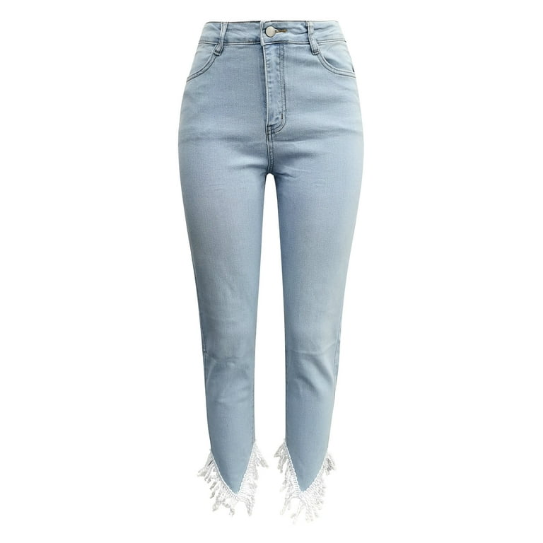 Jeans Gubotare Bootcut Size Blue Stretch Sculpting XL Women on Jean,Light Plus Skinny Fit Pull Slim Leg Women\'s