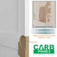thumbnail image 4 of ALAMEDADT 48''x 80'' Sliding Barn Door with 8 Ft Barn Door Hardware Kit& Handle& Floor Guides,Pre-Drilled Holes Easy Assembly - Include Installation Manual, Water-Proof PVC Surface, H-Frame, White, 4 of 7