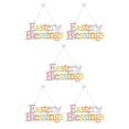 thumbnail image 2 of Advancent 1 Juego de decoraciones para puertas, diseño de letras de primavera de conejo de madera, suministros para fiestas, de Pascua sin rebabas, JM00292 5piezas Advancent CBP220945, 2 of 6