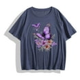 thumbnail image 4 of POROPL Womens Tee Shirts ,Cotton Womens Graphic T Shirts Crewneck Short Sleeve Tops, 4 of 4