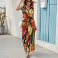 thumbnail image 6 of Nostalgic Vintage Floral King Size Sleeveless Dress Dresses Summer Women Dresses Clothing Woman Dresses Dress, 6 of 7