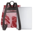 thumbnail image 3 of Fotbe Striped Meat Mochila Bolso con Estampado para Mujer, Mochila Antirrobo de Nylon Impermeable, Bolsa Ligera de Hombro, 3 of 4