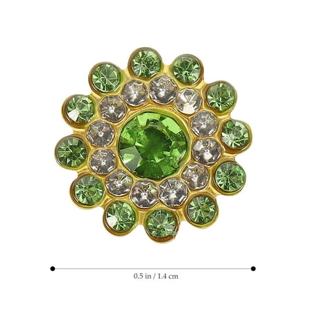 

1 Bag Rhinestone Embellishments Flatback Rhinestone Decoration Brooch Button for Headband Crafts