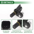 thumbnail image 4 of Sensor de velocidad de rueda ABS Unique Bargains Sensor ABS Sistema de frenos antibloqueo No. 9800038480 para Peugeot 308 2015 Trasero Izquierdo Trasero Derecho, 4 of 7