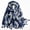 Dark Blue, variant on QASIEATN Cotton Print Scarfs for Women Lightweight Soft Long Scarves Fall Fashion Essentials Vintage Shawl Wraps