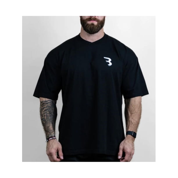 New Gym Fitness T-shirt Loose Oversized Cotton Men Short Sleeves Bodybuilding Sports Tees Summer Training Workout Jogging Tops