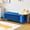Dark Blue, variant on Costway Pack of 6 Kids Stackable Naptime Cot 52" L x 23" W Daycare Rest Mat Pink