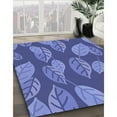 thumbnail image 2 of Ahgly Company Indoor Square Patterned Sky Blue Dress Blue Area Rugs, 5' Square, 2 of 6