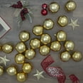 thumbnail image 2 of 60ct Shiny Vegas Gold Shatterproof Christmas Ball Ornaments 2.5" (60mm), 2 of 4