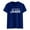 Blue, variant on Women's Clothing Summer Tops Casual Printed Short Sleeve Round-Neck Blouse T-Shirts Top