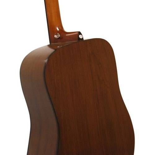 Custom Pickguard with Case Strap Picks & Online Lesson Stand Sawtooth Acoustic Dreadnought Guitar Tuner 