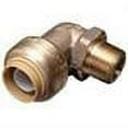 thumbnail image 2 of SharkBite U281LFA Dishwasher Elbow, 1/2 in Slip Joint x 3/8 in MNPT, 200 psi, Brass, 2 of 2