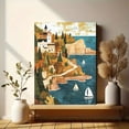 thumbnail image 6 of Autumn Coastal Castle Canvas Print/Wall Art， Perfect for Living Room， Bedroom， Office， Dining Room， and Hallway Decoration., 6 of 8