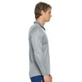 thumbnail image 2 of Expert Brand Men's Drimax Dri Fit Athletic Quarter Zipper Training Jacket, Heather Charcoal, XS, 2 of 5
