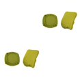 thumbnail image 3 of Toystoory funda para silla funda elástica asiento protección de la computadora anti-sucio espesar sólido negocio hogar anti-polvo amarillo / Type2 NO2, 3 of 6