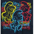 thumbnail image 2 of Smurfs Characters Retro 90s Graffiti Men's Graphic T Shirt Tees Brisco Brands S, 2 of 4