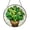 Acrylic 3.5 Inch, variant on Green Shamrock Plant Stained Glass Style Suncatcher, Clover In Golden Pot Window Hanging Decor, Botanical Window Ornament, Spring Plant Glass Art Decoration