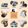 thumbnail image 6 of WERTY Happy 50th Birthday Blanket for Women Men Wife Husband Mom Dad Coworker Boss, 50th Birthday Blanket Throw 60x50 inch, 50th Birthday Gift Ideas, Comfort Flannel Fleece Blanket for Sofa Couch, 6 of 6