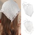 thumbnail image 5 of Lace Turbans Scarf Bandana for Street Headscarf Decorative Headwrap Women Head Covering Hair Decors, 5 of 8