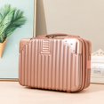 thumbnail image 1 of 14 inch Small Mini Travel Suitcase Password Box Cosmetic Box Hand Luggage Organizer Makeup Case Boarding Case With Metal corner 3, 1 of 6