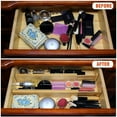 thumbnail image 1 of SMIBUY Adjustable Bamboo Drawer Dividers, Organizer, 1 of 4