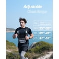 thumbnail image 6 of Hydration Running Vest with 500ml Soft Flask, Lightweight Reflective Backpack for Marathon Trail Run, Adjustable Chest Straps, 3 Colors, 6 of 9