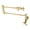 Polished Brass, variant on Kingston Brass KS4102DX Concord Two-Handle 1-Hole Wall Mount Pot Filler Faucet in Polished Brass