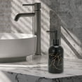 thumbnail image 6 of Unique Bargains 1 Pc Reusable Cylinder Marble Soap Dispenser 13.53oz Black Gold Tone, 6 of 6