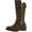 Brown, variant on Link Mango-21k Little Girls New Knee High Flat Riding Boots Shoes