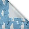 thumbnail image 3 of Ambesonne Airplane Kitchen Curtains, Boys Aviation, 55"x39", Blue Dark Blue and White, 3 of 3