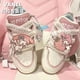 thumbnail image 3 of Zapatillas de deporte informales de Hello Kitty para niñas, Sanrio, zapatillas de tiro alto Kawaii Kuromi Cinnamoroll, zapatos casuales Retro versátiles, 3 of 3