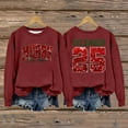 thumbnail image 3 of Merry Christmas December 25 Sweatshirts for Women 2025 Long Sleeve Crewneck Xmas Holiday Graphic Sweatshirt Pullover Tops, 3 of 4
