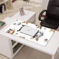 thumbnail image 3 of Long Mouse Pads for Desk,Cartoon Corgi Dog and Footprints Desk Mats on Top Of Desks, Desk Mouse Pad Extra Large with 3mm Non-Slip Base and Stitched Edge for Gaming,Office,Work,Home 31.5"x15.7", 3 of 6