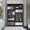 Black#2, variant on Metal File Cabinets, 2 Piece Bookcase Living Room Set, Storage Cabinet, 49" Wide and 9 Shelves Matt Gray / White, Multicolor Office File Cabinets,Particle Board Steel File Cabinets