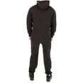 thumbnail image 2 of Men's Fleece Hooded Non Footed Playsuit Union Suit Unisex Jumpsuit Sleepwear Pajama, 2 of 2