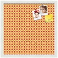 thumbnail image 2 of PinPix 18x18 Custom Cork Bulletin Board Red - Orange Diamond Poster Board Has a Fabric Style Canvas Finish, Framed in Red - Orange Diamond, by ArtToFrames (PinPix-331), 2 of 6