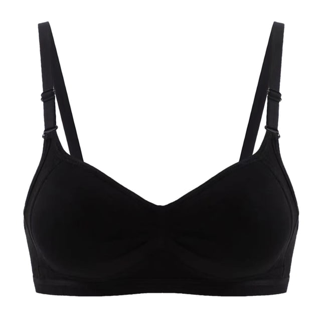 MIASHUI Bras for Women Comfortable and Transparent Shoulder Strap Cordless Backless Spongeless