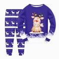 thumbnail image 2 of Paguaki Kids Christmas Pajamas Cotton Long Sleeve Matching Holiday Pjs Set Toddler Boys Girls Xmas Jammies Xmas Set, 2 of 5