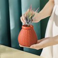 thumbnail image 6 of XGFHYJEH Vase, Flower Vase, Vase Decor, Plastic Vase, Spring Vase, Short Vase, Bouquet Vase, Flower Vases Clearance, Flower Vase Decor, Vase Decorations Clearances, Plastic Vase for Flowers, 6 of 6