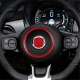 thumbnail image 3 of Car Steering Wheel Center Frame Ring Cover for 500 2008-2023(B), 3 of 5