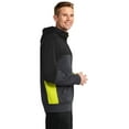 thumbnail image 3 of Sport Tek Adult Male Men Colorblock Long Sleeves Jacket Blk/Gph/Citron Medium, 3 of 6