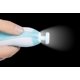 thumbnail image 5 of Juego eléctrico de pedicura de manicura eléctrica para bebés con luz LED, kit de manicura de seguridad para bebés para recién nacidos, niños y adultos (azul) Feliz Sencillez, 5 of 5