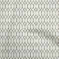thumbnail image 1 of oneOone Georgette Viscose Off White Fabric Ogee Sewing Fabric By The Yard Printed Diy Clothing Sewing Supplies 42 Inch Wide, 1 of 4