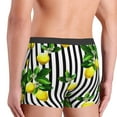 thumbnail image 5 of Haiem Lemons on Striped Men's Boxer Briefs, Every Day Comfort Stretch Cotton Moisture-Wicking Underwear-XX-Large, 5 of 9
