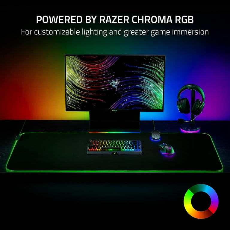 Razer Goliathus Chroma Gaming Mouse Pad (3XL) Black Certified Refurbished