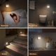 thumbnail image 5 of BRILLAR Juego de 2 luces nocturnas LED con sensor de movimiento, luz nocturna regulable y enchufable para habitación de bebé, armario, sala de estar, blanco natural 3500K, 5 of 5